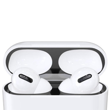 FixPremium - Nálepka proti Prachu pre AirPods Pro, čierna