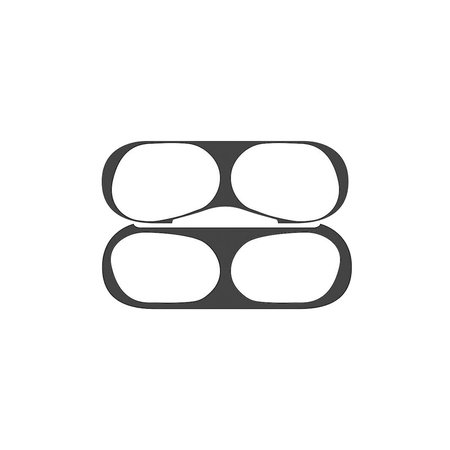 FixPremium - Nálepka proti Prachu pre AirPods Pro, čierna