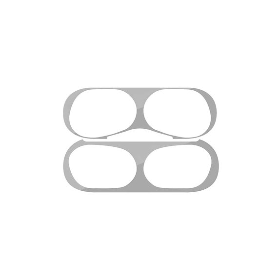 FixPremium - Nálepka proti Prachu pre AirPods Pro, strieborná