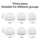 FixPremium - Vymeniteľné Gumičky pre AirPods Pro - Set 3ks (L, M, S), biela