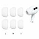 FixPremium - Vymeniteľné Gumičky pre AirPods Pro - Set 3ks (L, M, S), biela