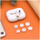FixPremium - Vymeniteľné Gumičky pre AirPods Pro - Set 3ks (L, M, S), biela
