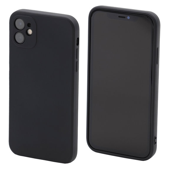 FixPremium - Silikónové Puzdro pre iPhone 11, čierna
