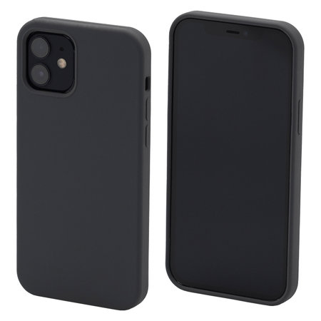 FixPremium - Silikónové Puzdro pre iPhone 12, space gray