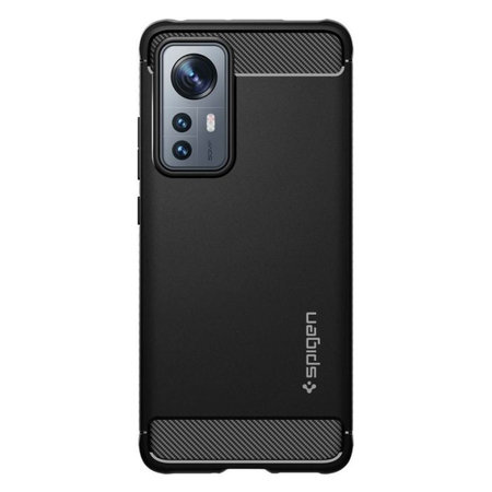 Spigen - Puzdro Rugged Armor pre Xiaomi Redmi 12 a 12X, čierna