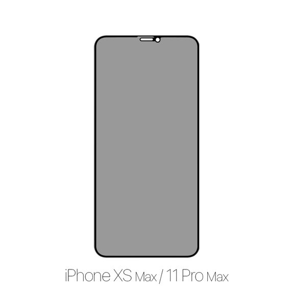 FixPremium Privacy Anti-Spy Glass - Tvrdené Sklo pre iPhone XS Max a 11 Pro Max