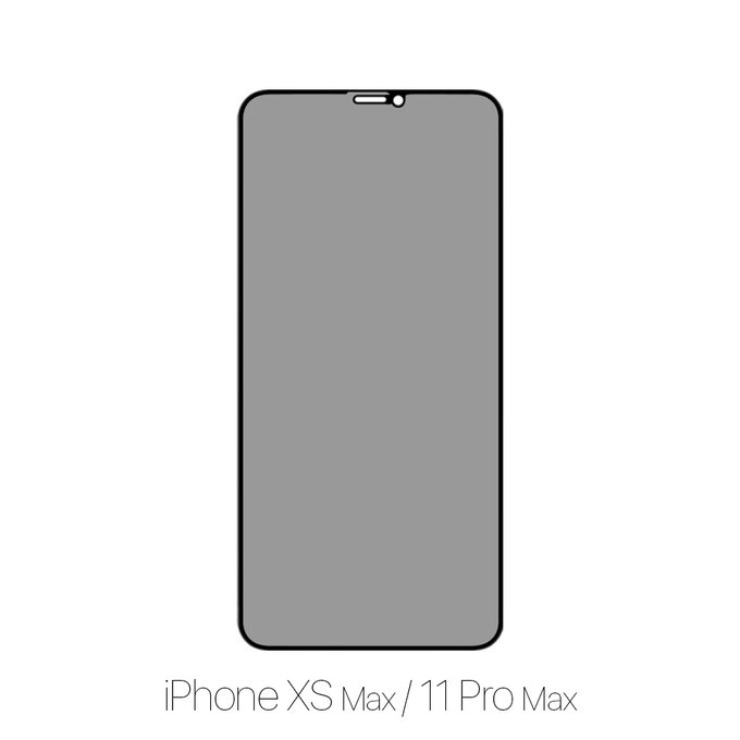FixPremium Privacy Anti-Spy Glass - Tvrdené Sklo pre iPhone XS Max a 11 Pro Max