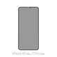 FixPremium Privacy Anti-Spy Glass - Tvrdené Sklo pre iPhone XS Max a 11 Pro Max