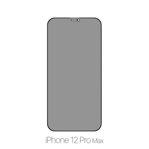 FixPremium Privacy Anti-Spy Glass - Tvrdené Sklo pre iPhone 12 Pro Max
