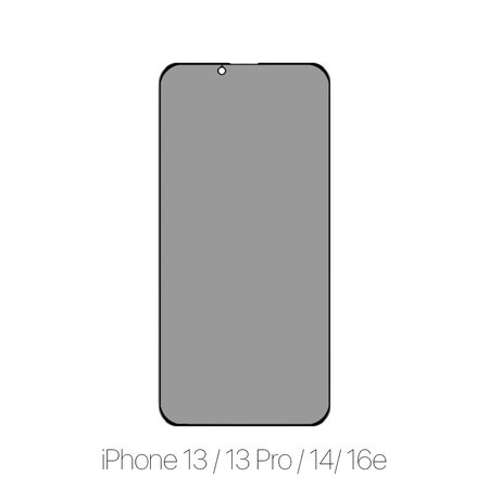 FixPremium Privacy Anti-Spy Glass - Tvrdené Sklo pre iPhone 13, 13 Pro, 14 a 16e