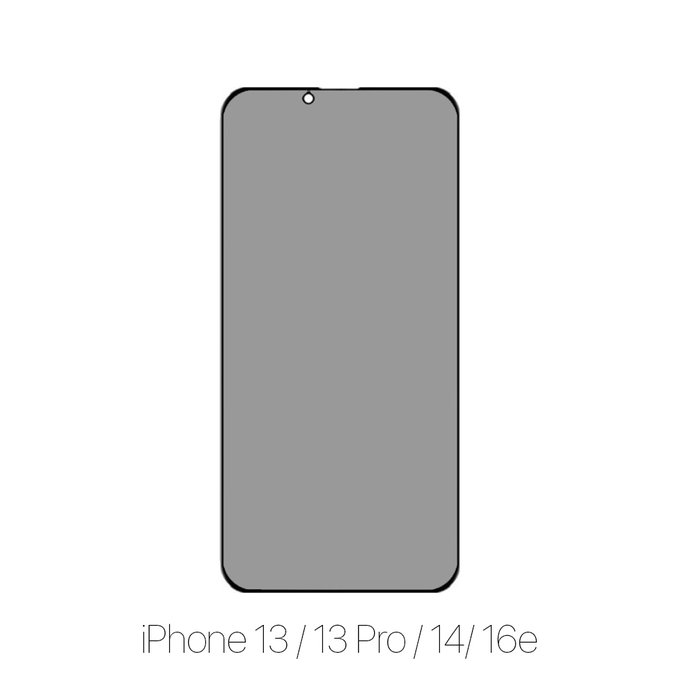 FixPremium Privacy Anti-Spy Glass - Tvrdené Sklo pre iPhone 13, 13 Pro, 14 a 16e