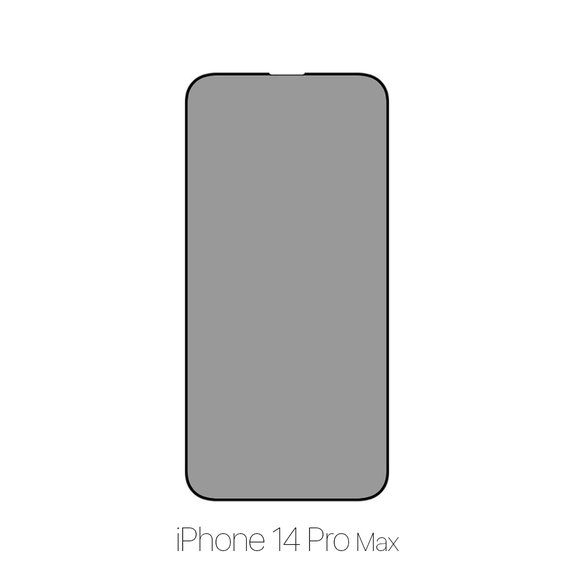 FixPremium Privacy Anti-Spy Glass - Tvrdené Sklo pre iPhone 14 Pro Max
