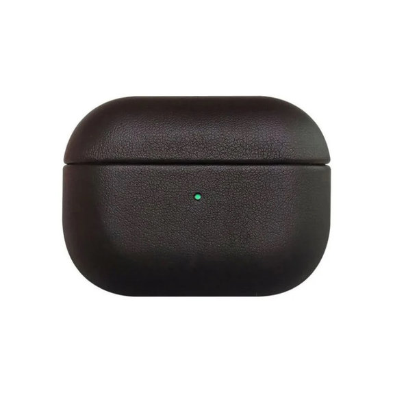 FixPremium - Kožené Puzdro pre AirPods Pro, čierna