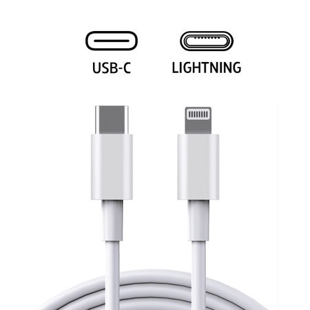 Lightning / USB-C kábel, 1 m, kompatibilný s Apple, bulk