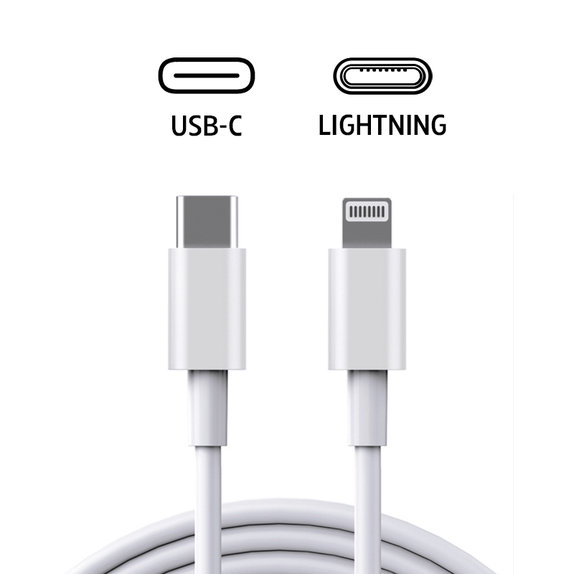 Lightning / USB-C kábel, 2 m, kompatibilný s Apple, bulk