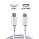 Lightning / USB-C kábel, 2 m, kompatibilný s Apple, bulk