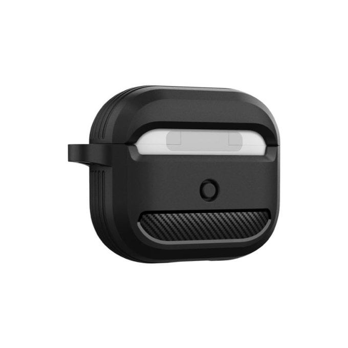 Spigen - Puzdro Rugged Armor pre Apple AirPods 3, Matte Black