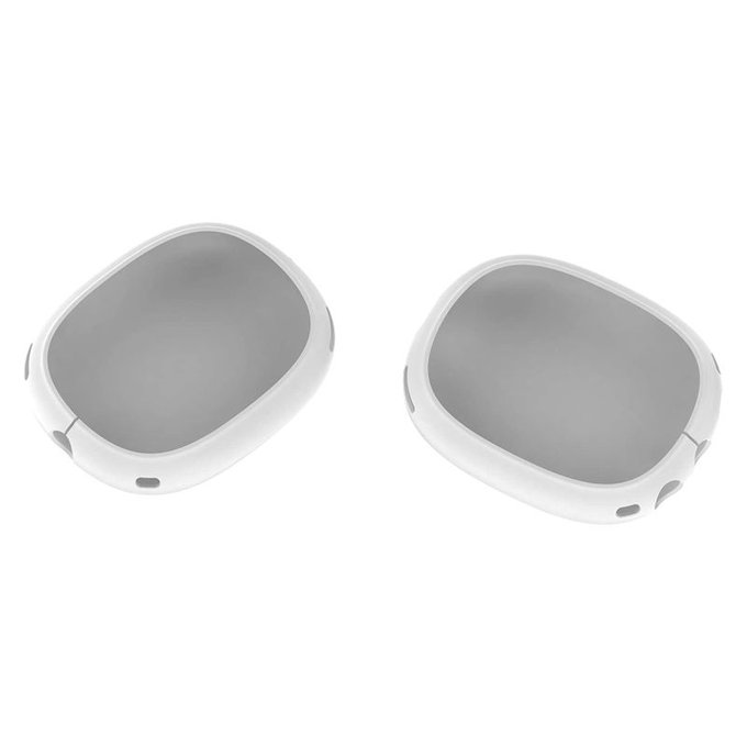 FixPremium - Silikónové Kryty Slúchadiel pre AirPods Max, biela