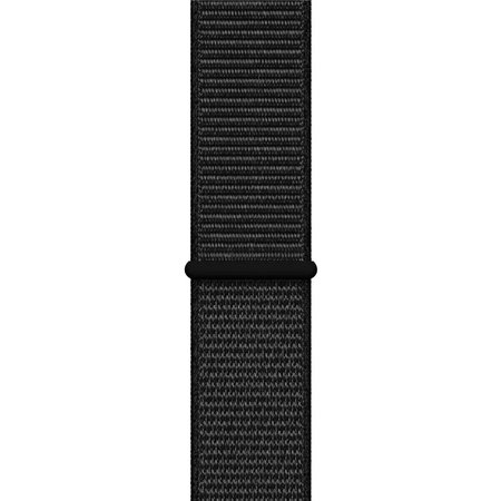 FixPremium - Nylonový Remienok pre Apple Watch (42, 44, 45 a 49mm), čierna
