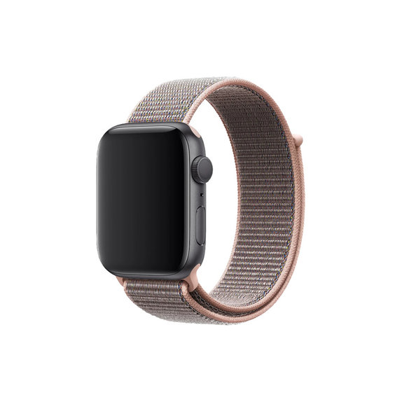 FixPremium - Nylonový Remienok pre Apple Watch (42, 44, 45 a 49mm), ružová