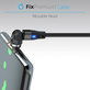 FixPremium - USB-C / USB Magnetický Kábel (1m), čierna