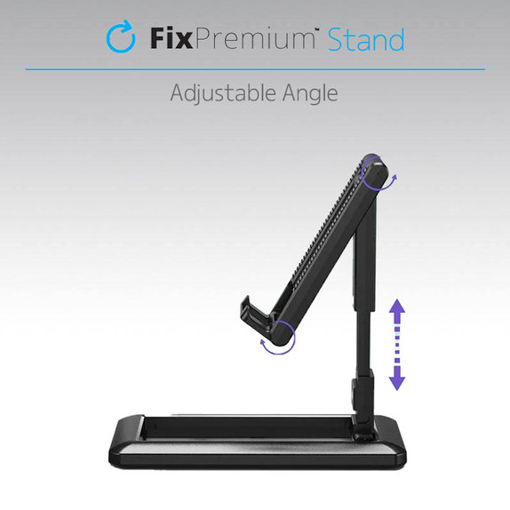 FixPremium - Stojan pre Smartphone/Tablet, čierny