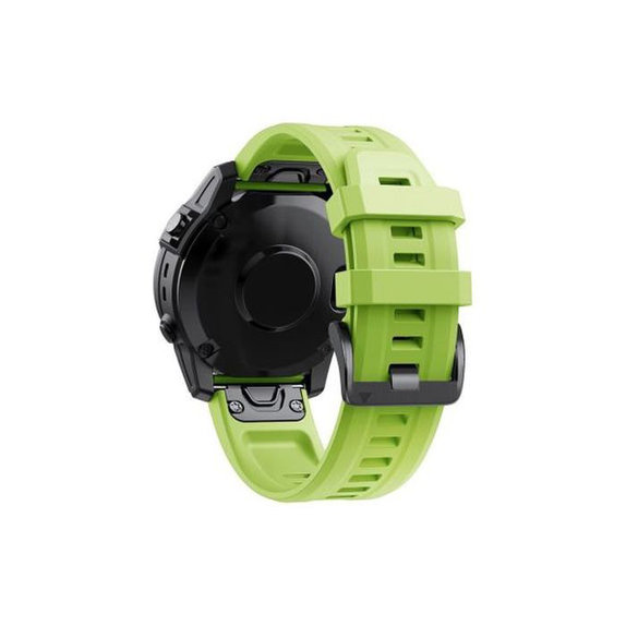 FixPremium - Silikónový Remienok pre Garmin (QuickFit 22mm), zelený