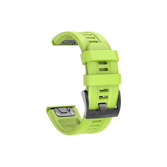 FixPremium - Silikónový Remienok pre Garmin (QuickFit 26mm), zelený