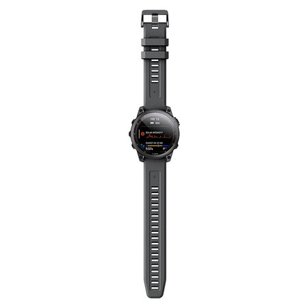 FixPremium - Silikónový Remienok pre Garmin (QuickFit 22mm), čierny