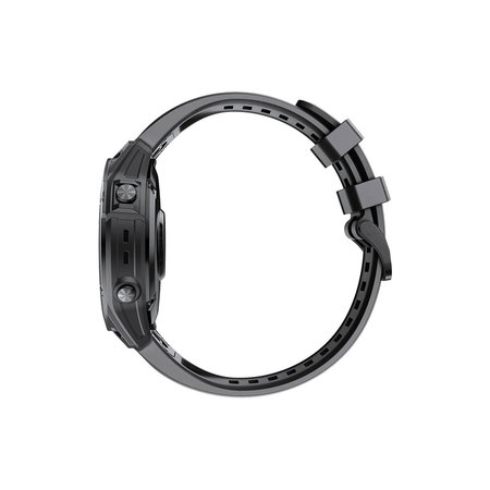 FixPremium - Silikónový Remienok pre Garmin (QuickFit 22mm), čierny