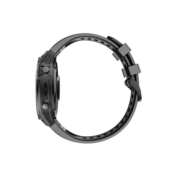 FixPremium - Silikónový Remienok pre Garmin (QuickFit 26mm), čierny