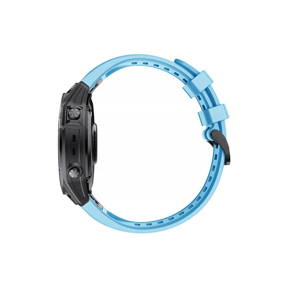 FixPremium - Silikónový Remienok pre Garmin (QuickFit 26mm), modrý