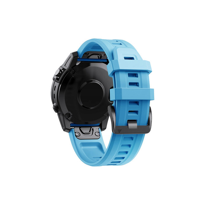 FixPremium - Silikónový Remienok pre Garmin (QuickFit 26mm), modrý