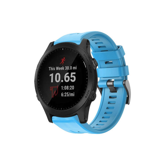FixPremium - Silikónový Remienok pre Garmin (QuickFit 26mm), modrý