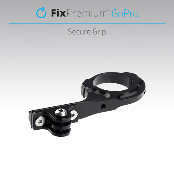FixPremium - Držiak na Bicykel/Motorku na GoPro, čierny