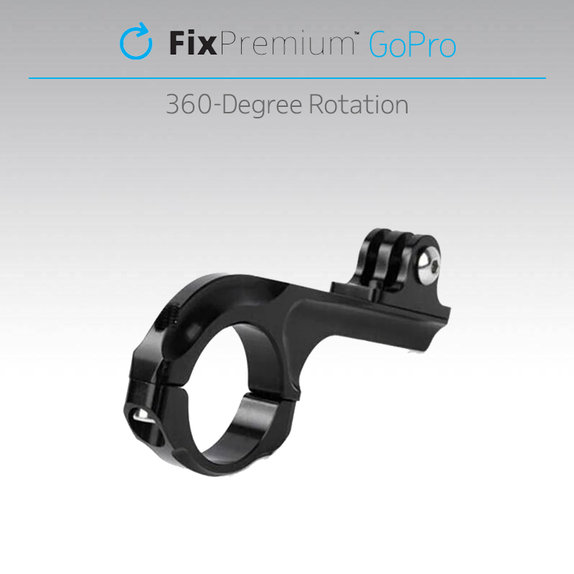 FixPremium - Držiak na Bicykel/Motorku na GoPro, čierny