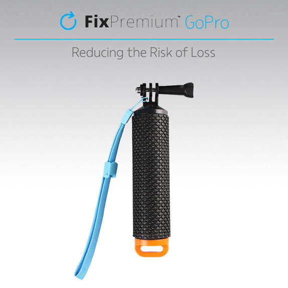 FixPremium - Plavák pre GoPro, čierny