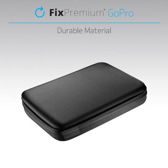 FixPremium - Ochranné Puzdro pre GoPro a Príslušenstvo (Veľkosť L), čierna