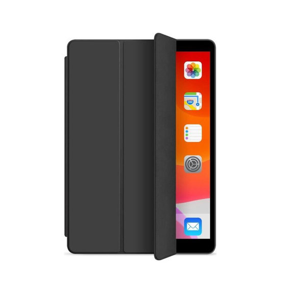 FixPremium - Zatváracie Silikónové Puzdro pre iPad 10.2 (7th, 8th, 9th Gen), čierna