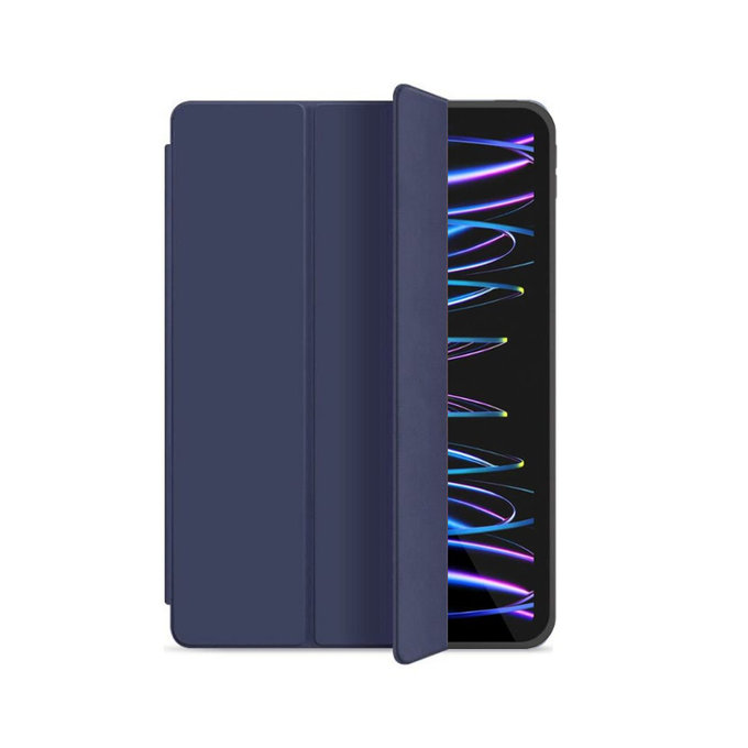 FixPremium - Zatváracie Silikónové Puzdro pre iPad Pro 12.9" (4th, 5th Gen), modrá