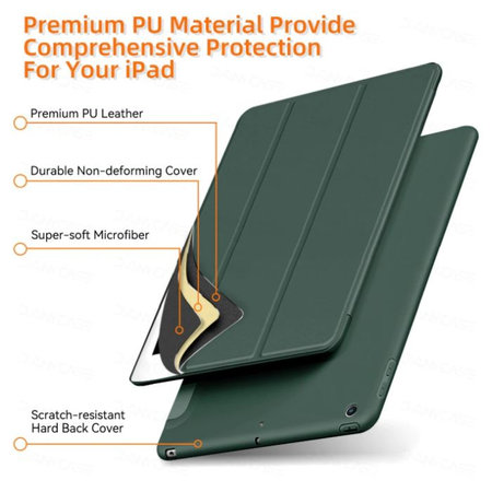 FixPremium - Zatváracie Silikónové Puzdro pre iPad Pro 12.9" (4th, 5th Gen), zelená