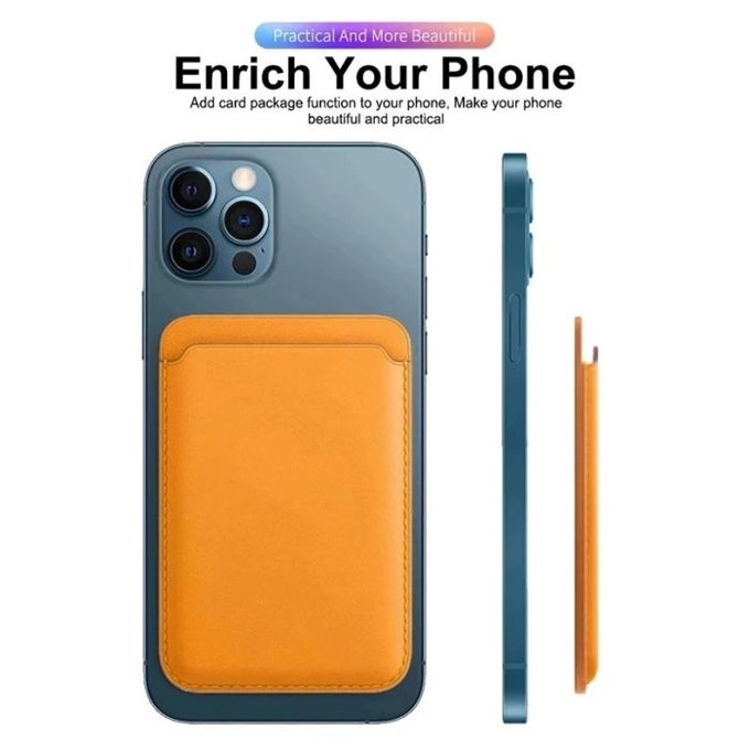 FixPremium - MagSafe Peňaženka, hnedá