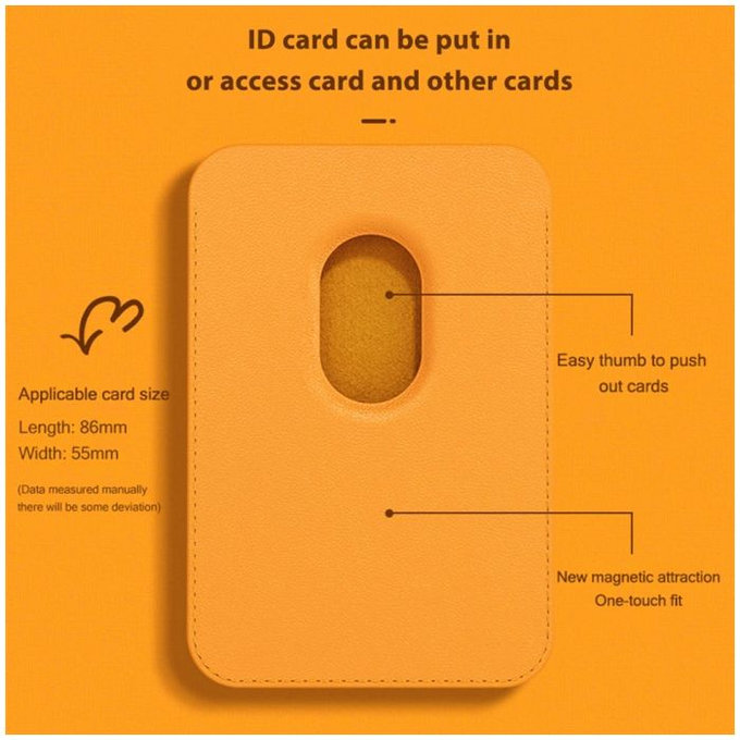 FixPremium - MagSafe Peňaženka, hnedá