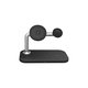 FixPremium - MagSafe Stojan 3v1 pre iPhone, Apple Watch a AirPods, čierna