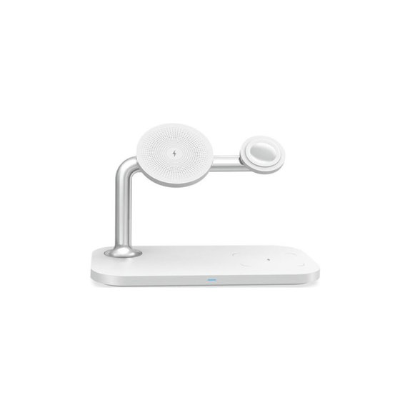 FixPremium - MagSafe Stojan 3v1 pre iPhone, Apple Watch a AirPods, biela