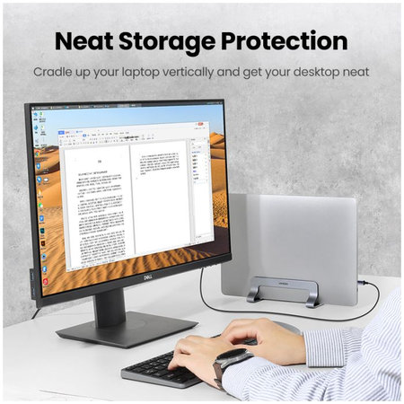 UGREEN - Držiak pre Notebook, sivá