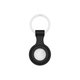 FixPremium - Silikónová Kľúčenka pre AirTag, čierna
