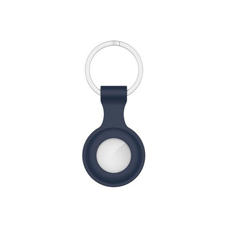 FixPremium - Silikónová Kľúčenka pre AirTag, modrá