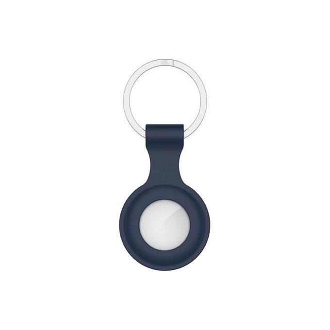 FixPremium - Silikónová Kľúčenka pre AirTag, modrá