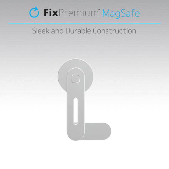 FixPremium - MagSafe Držiak pre iPhone na Notebook, čierna